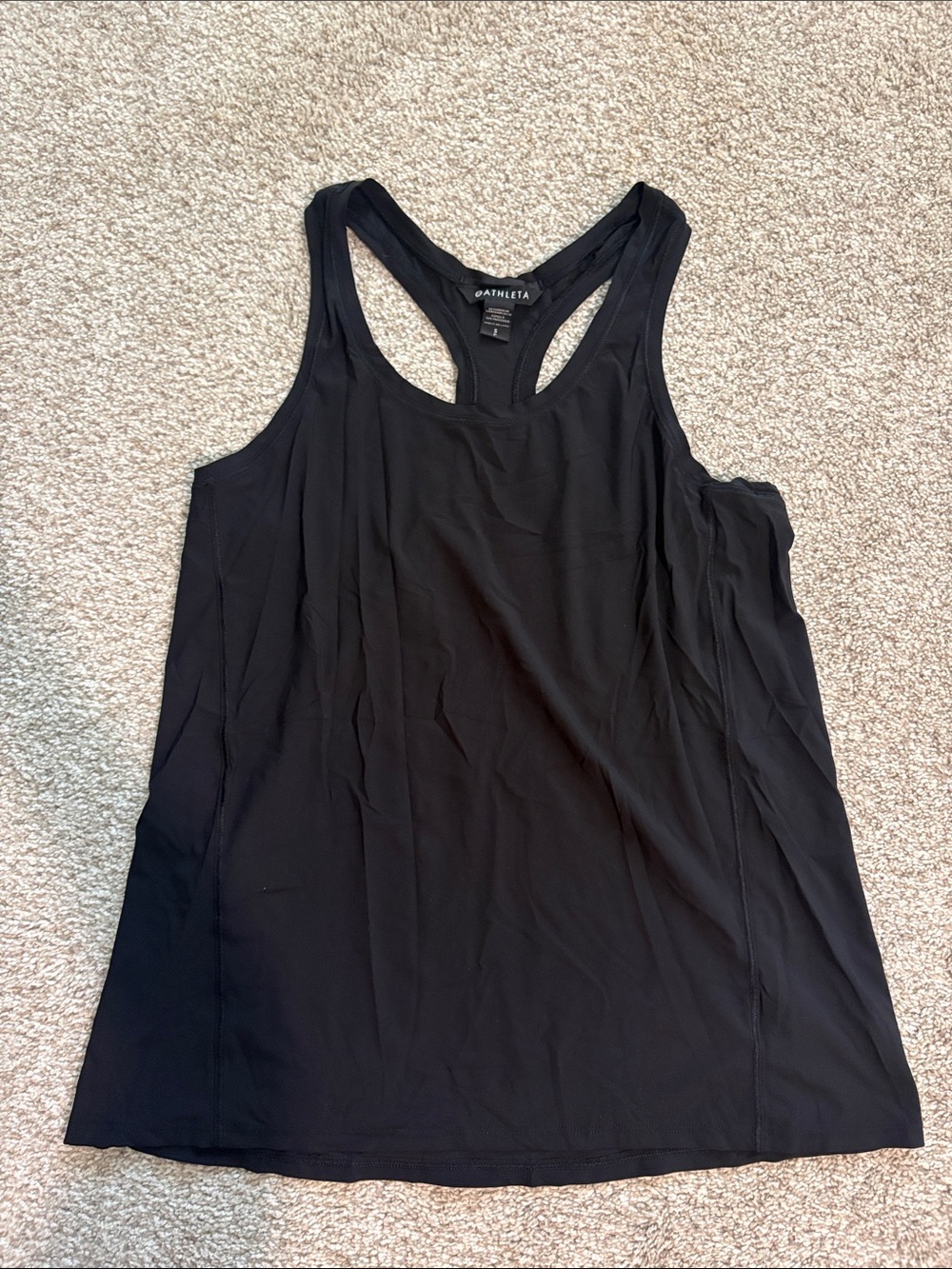 Athleta Black Racerback Workout Tank